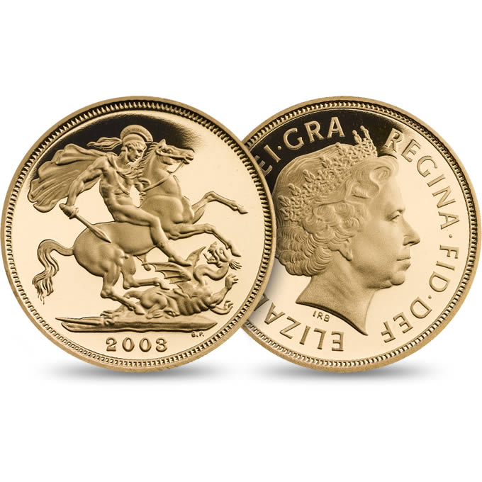 2003 Elizabeth II Full Gold Sovereign Coin