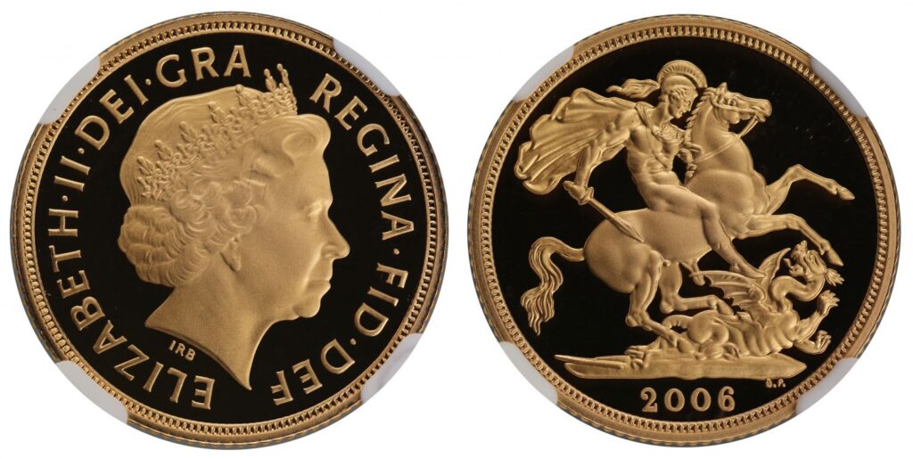 2006 Elizabeth II Full Gold Sovereign Coin