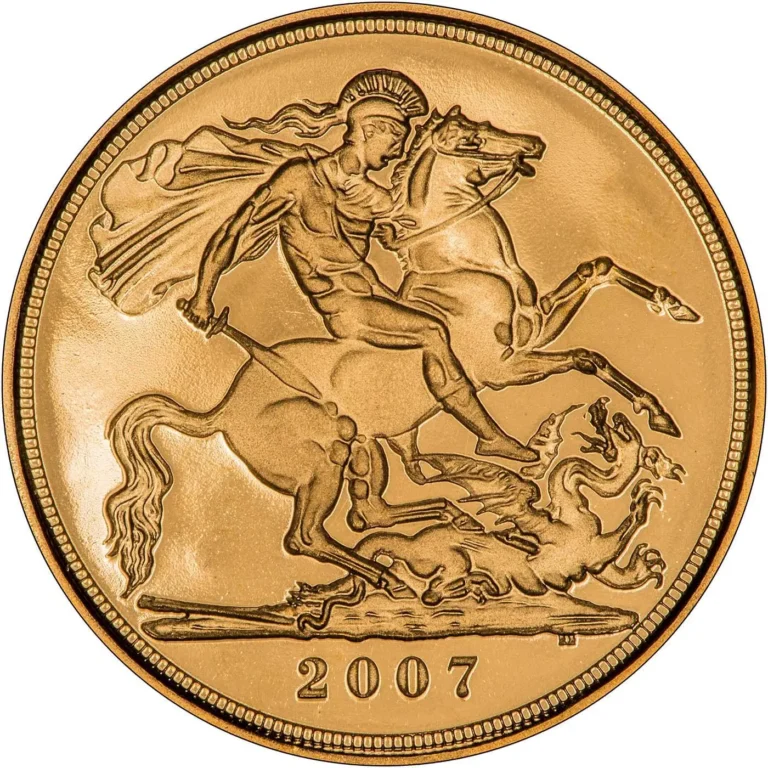 2007 Elizabeth II Full Gold Sovereign Coin