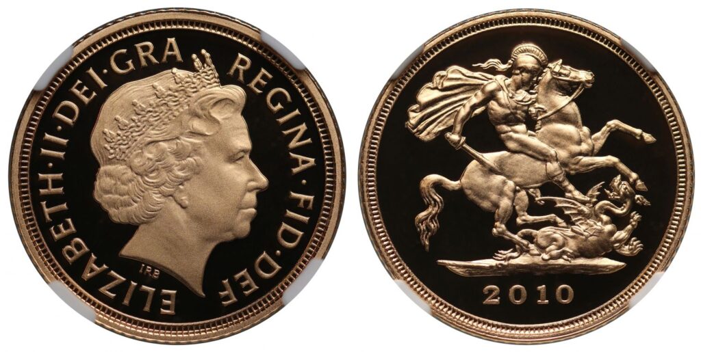 2010 Elizabeth II Half Gold Sovereign Coin