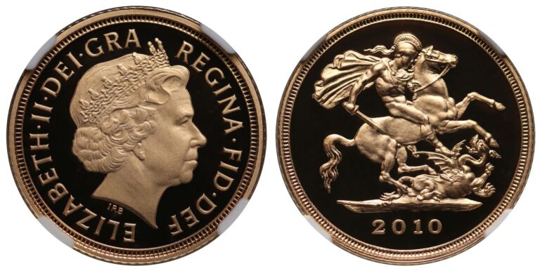 2010 Elizabeth II Half Gold Sovereign Coin
