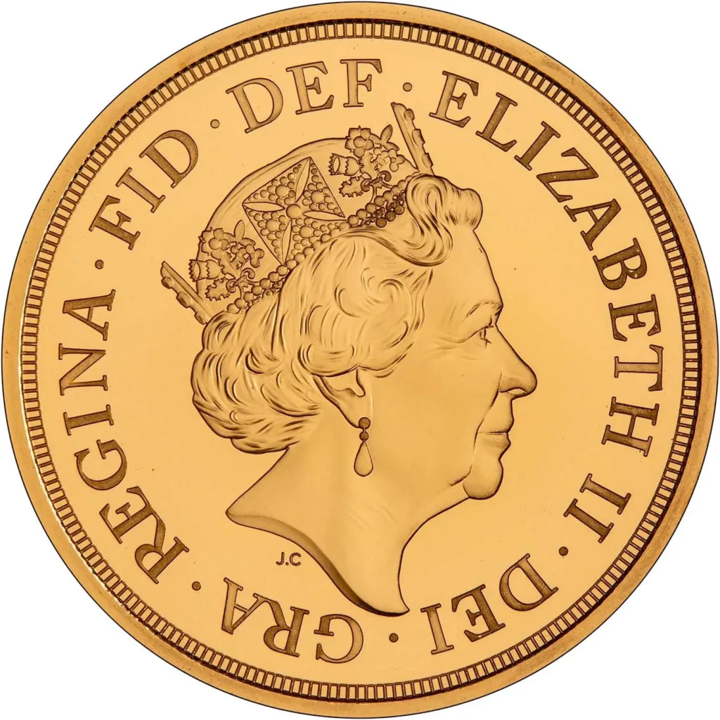 2011 Elizabeth II Five Gold Sovereign Coin