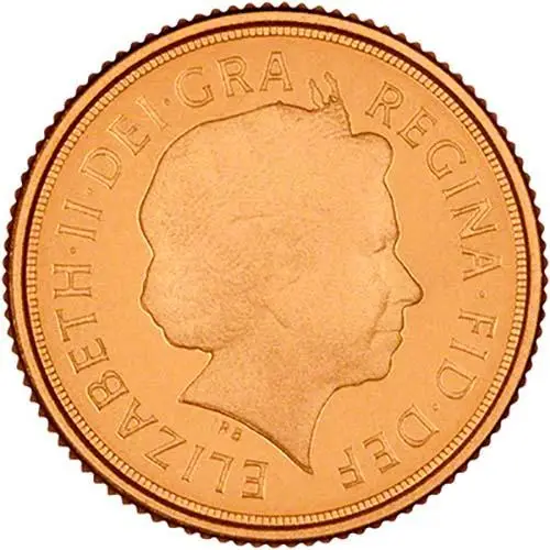 2014 Elizabeth II Quarter Gold Sovereign Coin