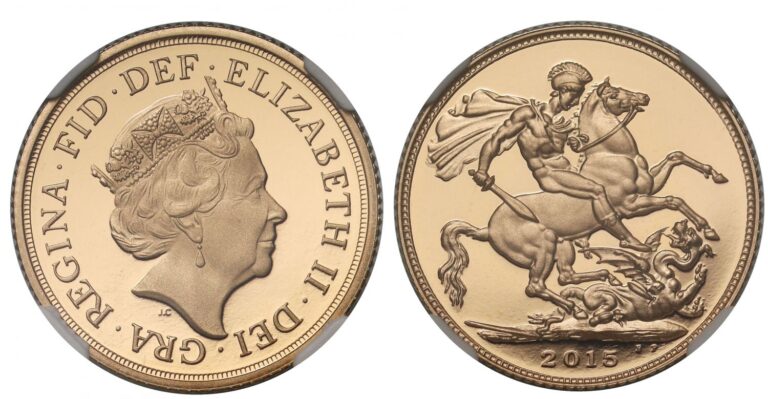 2015 Elizabeth II Double Gold Sovereign Coin