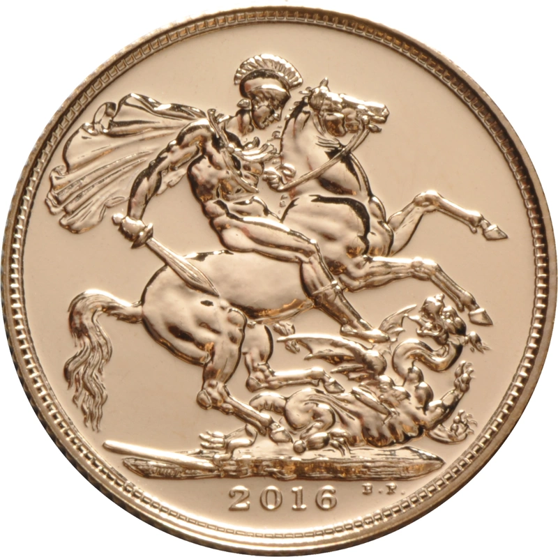 2016 Elizabeth II Double Gold Sovereign Coin