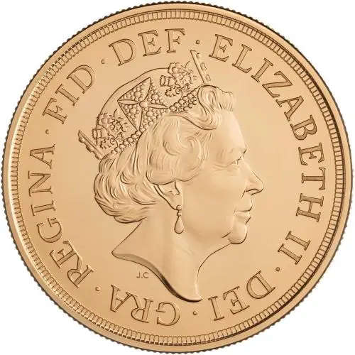 2016 Elizabeth II Five Gold Sovereign Coin