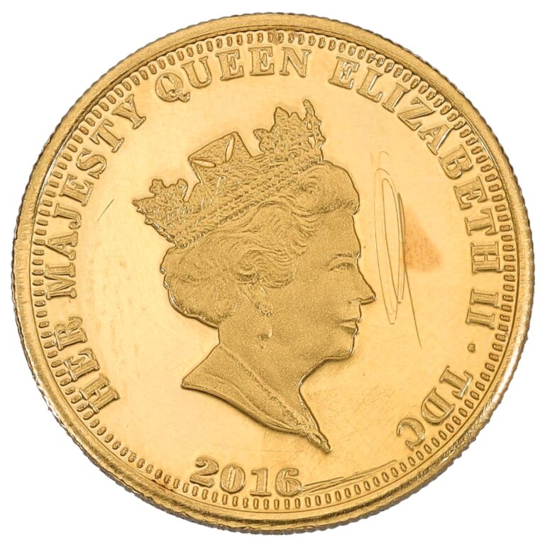 2016 Elizabeth II Quarter Gold Sovereign Coin
