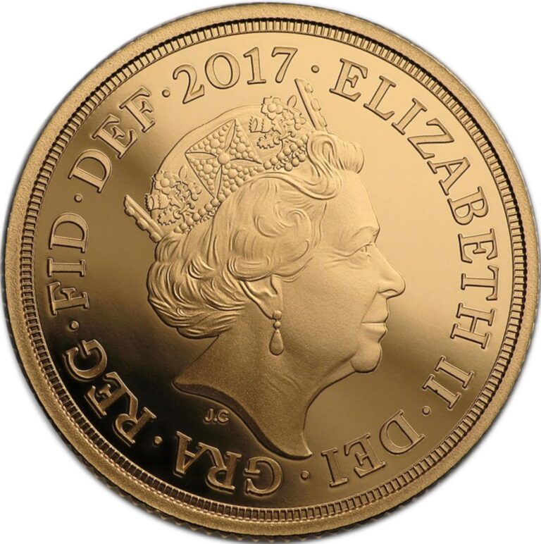 2017 Elizabeth II Double Gold Sovereign Coin