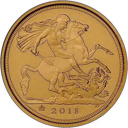 2018 Elizabeth II Quarter Gold Sovereign Coin