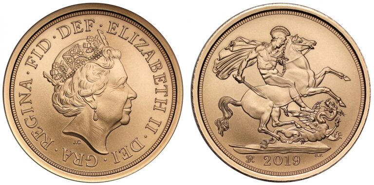 2019 Elizabeth II Full Gold Sovereign Coin