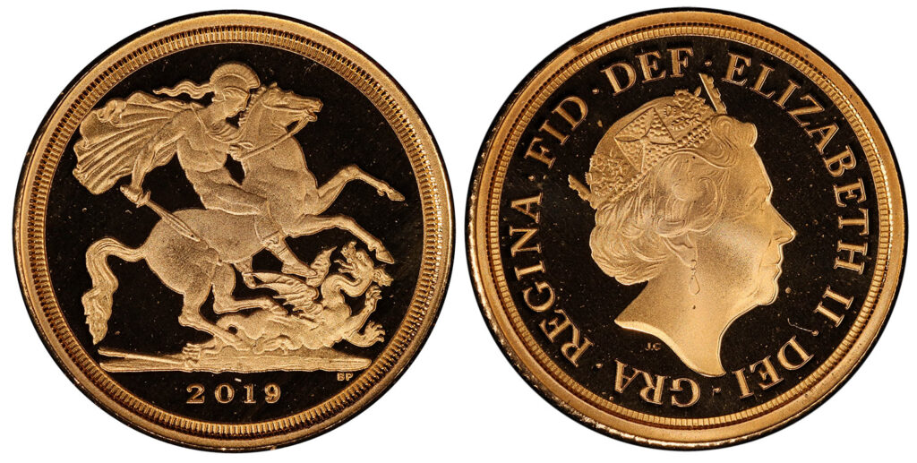 2019 Elizabeth II Quarter Gold Sovereign Coin