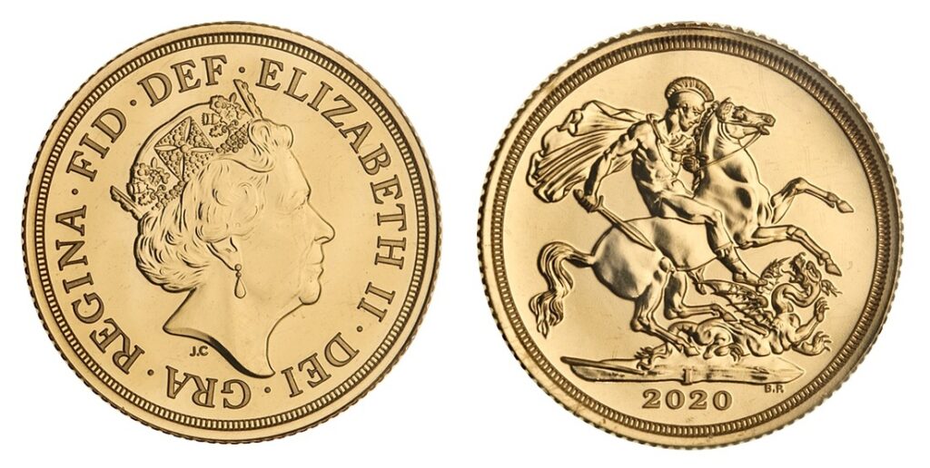 2020 Elizabeth II Half Gold Sovereign Coin