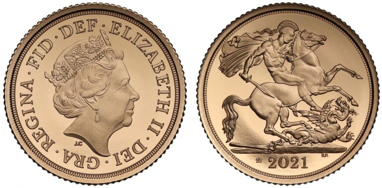 2021 Elizabeth II Half Gold Sovereign Coin