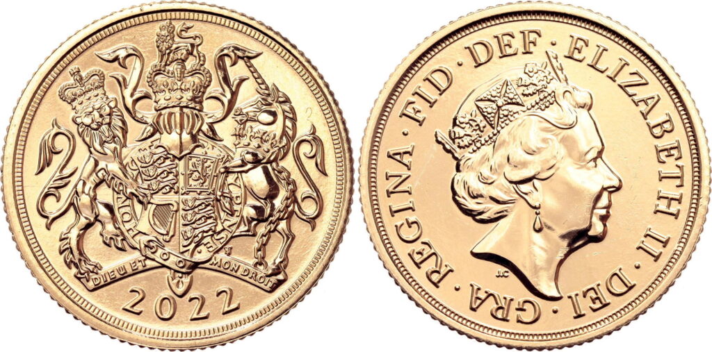 2022 Elizabeth II Full Gold Sovereign Coin