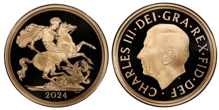 2024 Charles III Full Gold Sovereign Coin