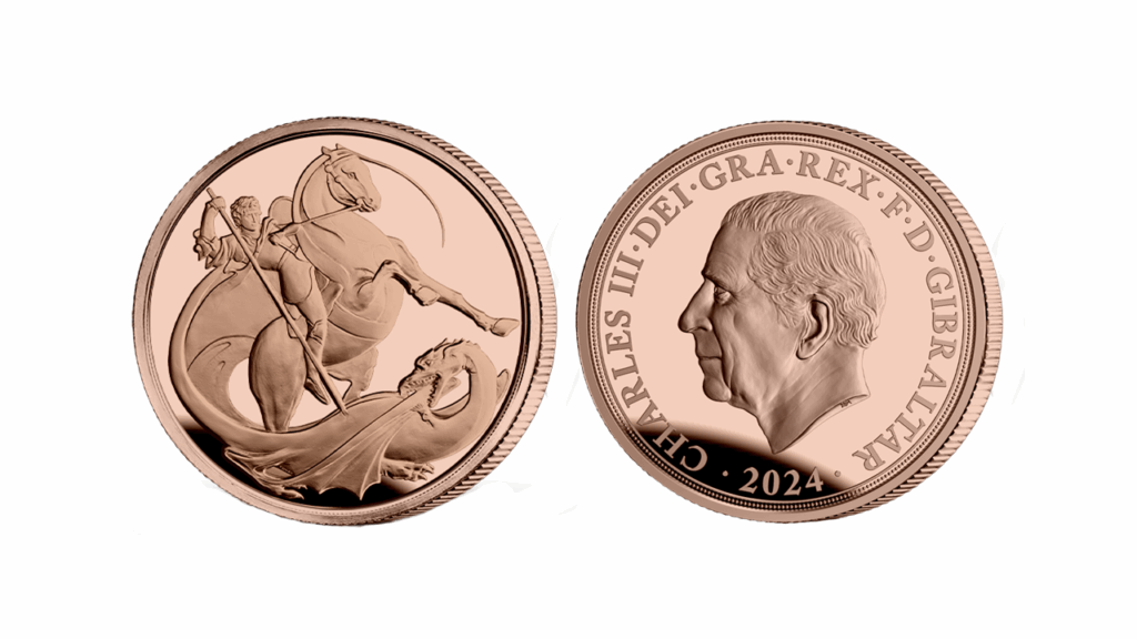 2024 Charles III Quarter Gold Sovereign Coin