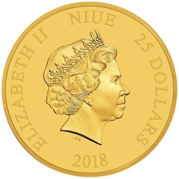 2018 25 Dollars – Elizabeth II (Mickey Mouse)