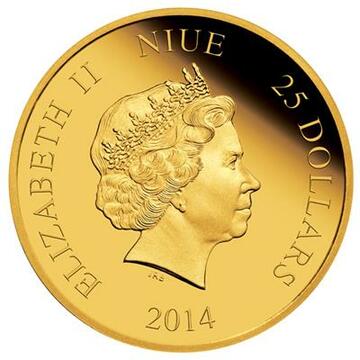 2014 25 Dollars – Elizabeth II (Donald Duck)