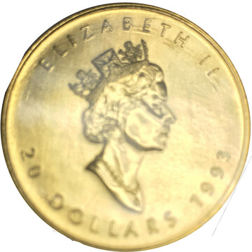 1990-2003 20 Dollars – Elizabeth II (3rd Portrait; GML Bullion Coinage)