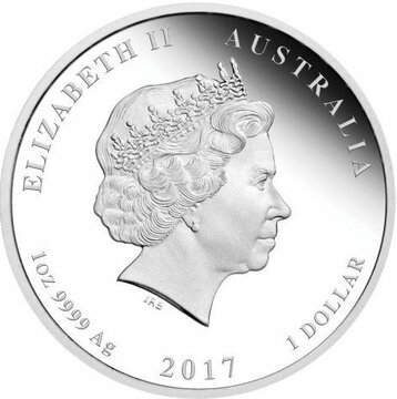 1 Dollar – Elizabeth II (4th Portrait – 70th Wedding Anniversary – Silver Proof)