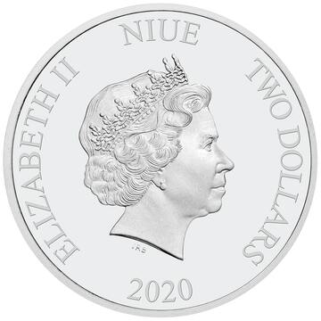 2020 2 Dollars – Elizabeth II (Year of the Rat)