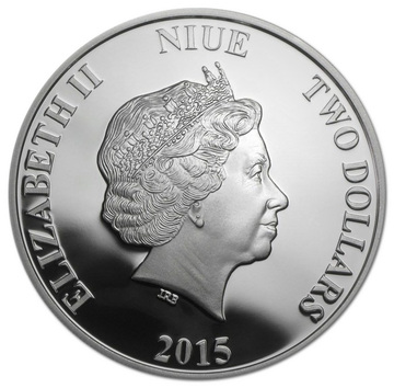2015 2 Dollars – Elizabeth II (Year of the Goat)