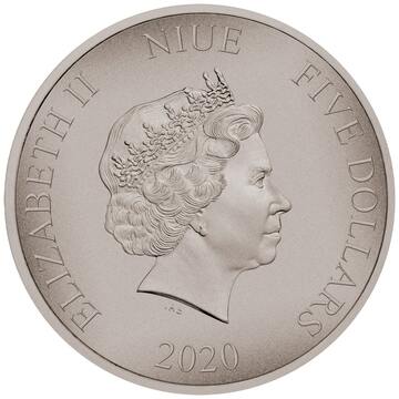 2020 5 Dollars – Elizabeth II (Fafnir)