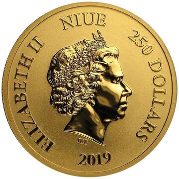 2019 250 Dollars – Elizabeth II (Green Dragon)