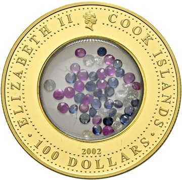 2002 100 Dollars – Elizabeth II (Crown Jewels)