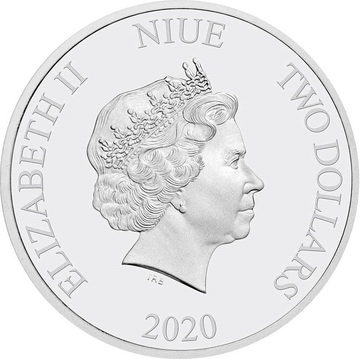 2020 2 Dollars – Elizabeth II (Year of the Mouse: Longevity)