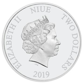 2019 2 Dollars – Elizabeth II (Kylo Ren)