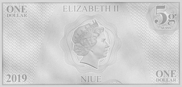 2019 1 Dollar – Elizabeth II (Deanna Troi)