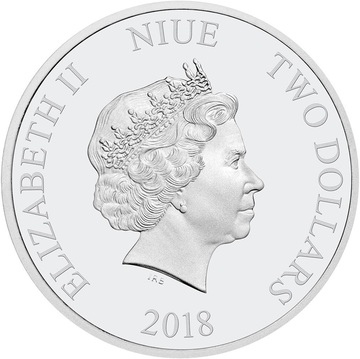 2018 2 Dollars – Elizabeth II (Cruella De Vil)