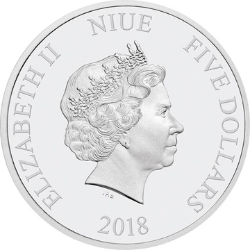 2018 5 Dollars – Elizabeth II (Mickey Mouse)