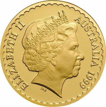 1999 150 Dollars – Elizabeth II (4th Portrait – Common Heath – Gold Proof)