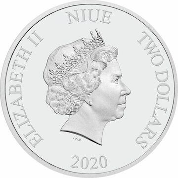 2020 2 Dollars – Elizabeth II (Martian Manhunter)
