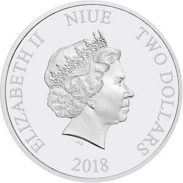 2018 2 Dollars – Elizabeth II (Queen of Hearts)