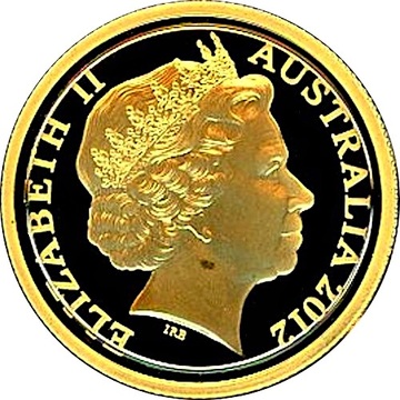2012 10 Dollars – Elizabeth II (4th Portrait – Mareeba Rock-Wallaby – Gold Proof)