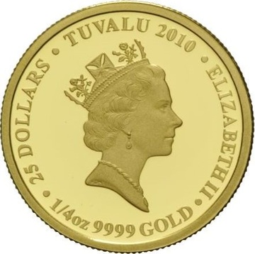 2010 25 Dollars – Elizabeth II (Yuna Kim)