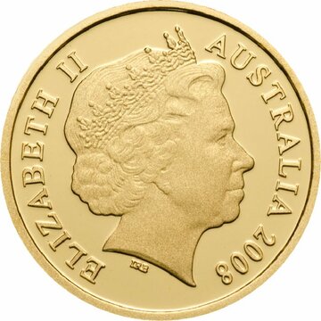 2008 10 Dollars – Elizabeth II (4th Portrait – Centenary of Rugby League – Gold Proof)