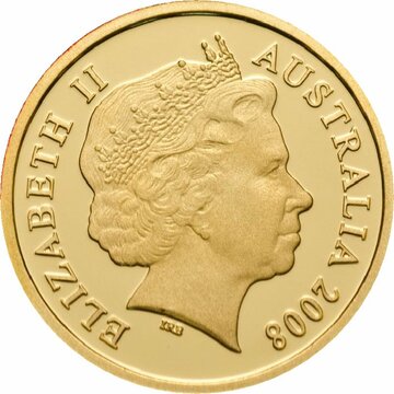 2008 10 Dollars – Elizabeth II (4th Portrait – Centenary of Scouts – Gold Proof)