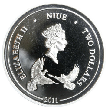 2011-2013 2 Dollars – Elizabeth II (Doves)