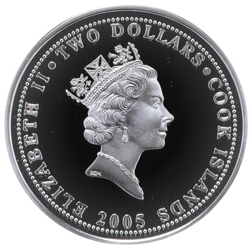 2005 2 Dollars – Elizabeth II (New Zealand Pigeon)