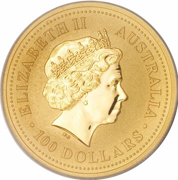 1999-2000 100 Dollars – Elizabeth II (4th Portrait – Kangaroo – Gold Bullion Coin)