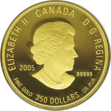 2005 350 Dollars – Elizabeth II (Western Red Lilly)