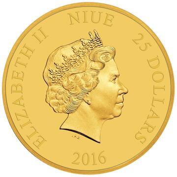 2016 25 Dollars – Elizabeth II (Money Toad)