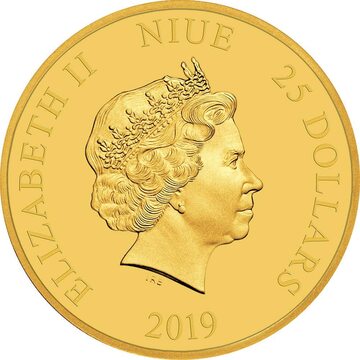 2019 25 Dollars – Elizabeth II (Felix the Cat)