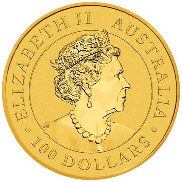 2021 100 Dollars – Elizabeth II (6th Portrait – Kangaroo – Gold Bullion Coin)