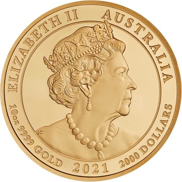 2021 2000 Dollars – Elizabeth II (6th Portrait – The Jewelled Horse)