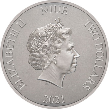 2021 2 Dollars – Elizabeth II (1966 Batmobile)